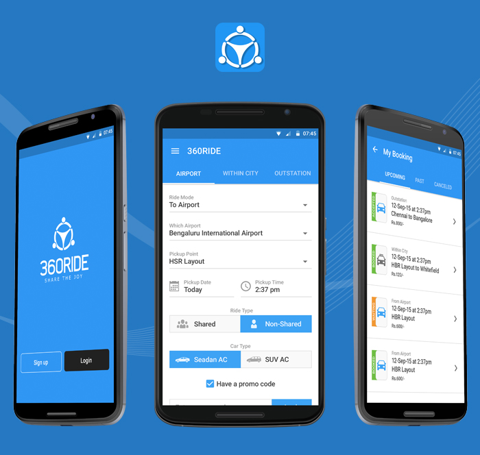 360ride app preview 01